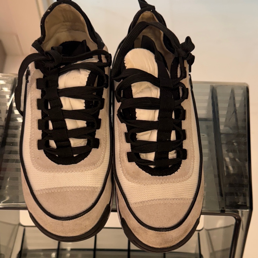 Women's Athletic Shoes in Black and White